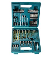 Makita B-49373 75 Piece Screwdriver & Drill Bit Set - Masonry HSS Wood Drills